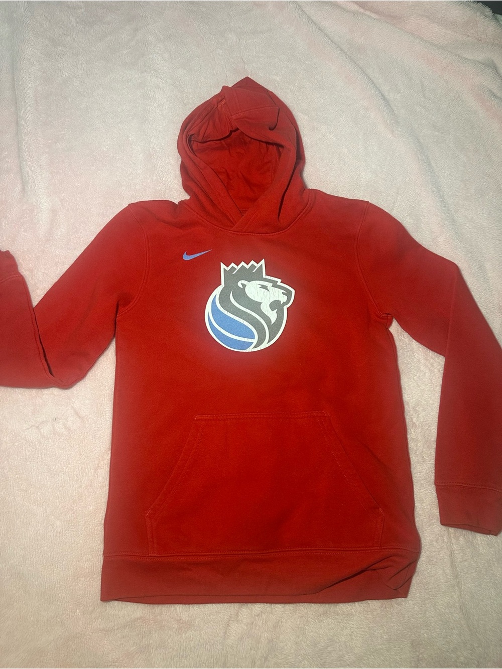 Sacramento Kings Nike 2019/20 City Edition Club Pullover Hoodie. Kids